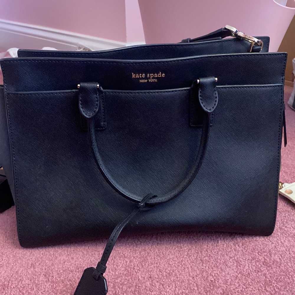 Kate Spade Crossbody Black Cow Leather